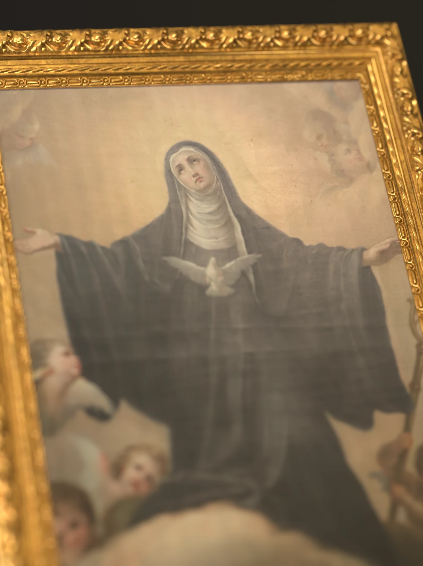 Cuadro Bayeu Santa Escolástica