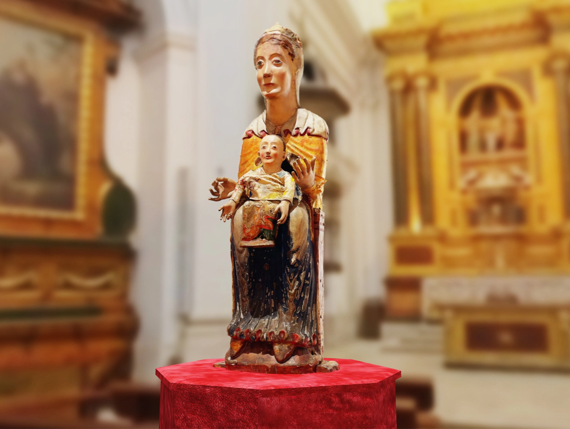 Virgen Románica